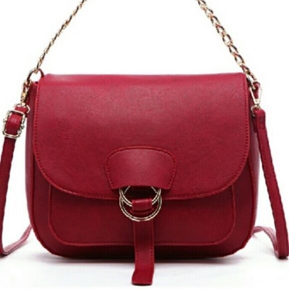 Faux Leather Chain Crossbody - Picture 8 of 8